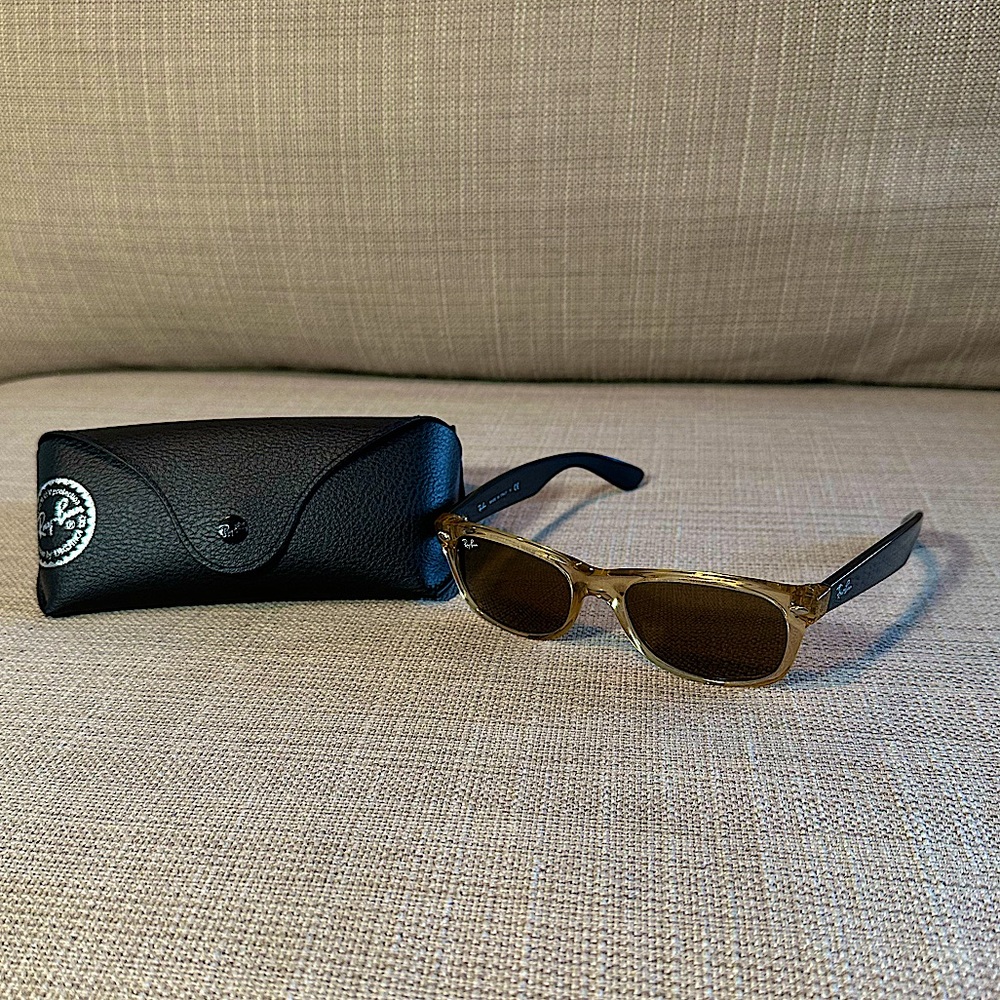 Ray Ban New Wayfarer Bicolor Honey and Brown